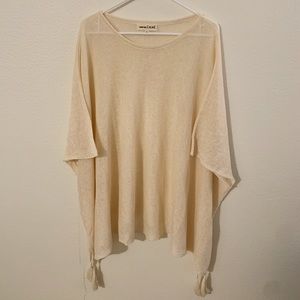 Johnny Was Calmé cream poncho